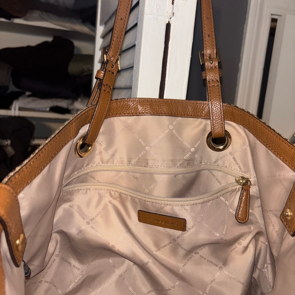 Michael Kors Tan Signature Tote - Picture 3 of 3